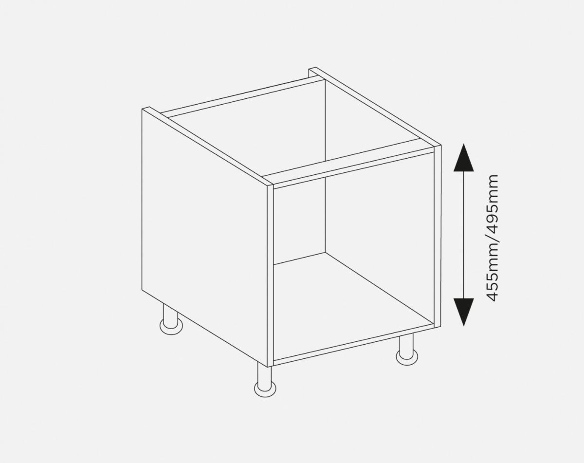 Belfast sink clearance base unit