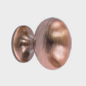 brushed copper door knob