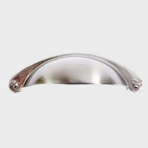 brushed nickel cup handle