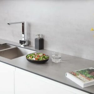 12mm solid laminate concrete effect worktop