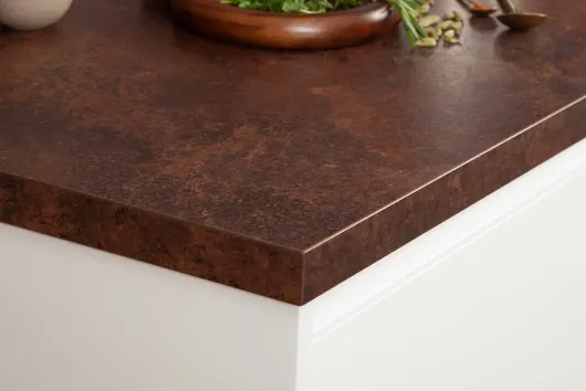 Square Edge Copper Laminate Worktops Metal Effect 40mm Thick Various Lengths 
