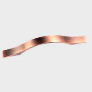 brushed copper handle