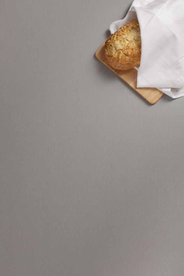 Brushed Stainless Steel Effect Upstand Furniture Doors