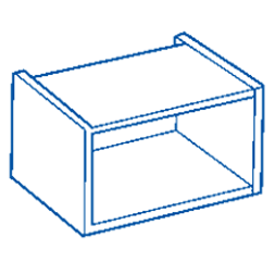 drawing of a wall cooker hood