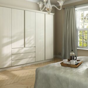 Handleless Bedroom Door in Cashmere