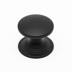 Matt Black Windsor Knob - 38mm