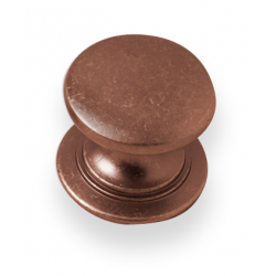 Brushed Copper Knob - 38mm